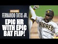 Fernando Tatís Jr. + Wil Myers hit EPIC HRs to put Padres ahead! (+ Tatís epic bat flip!)