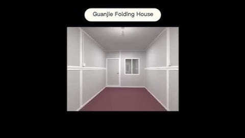 Folding container house
