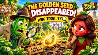 The Golden Seed Disappeared! 😱🥒🍓 | A Veggie Mystery Story