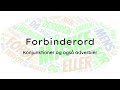 Forbinderord