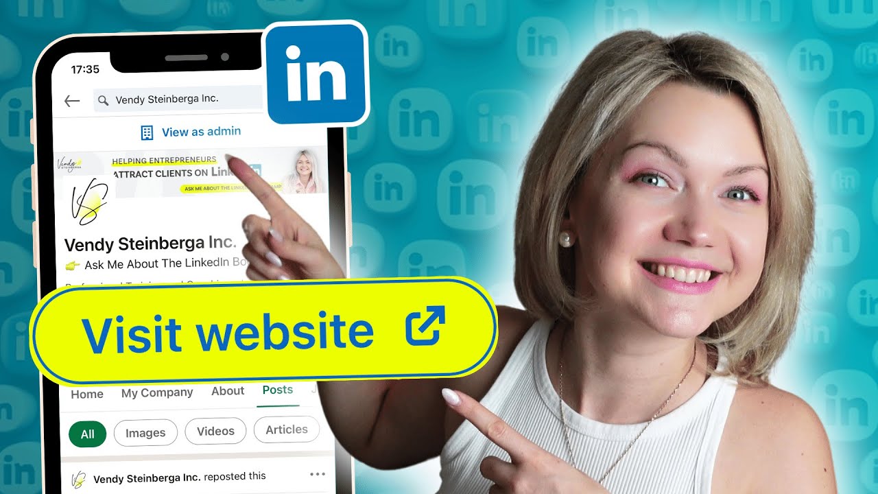 Easily Add a Visit Website Button to LinkedIn Company Page