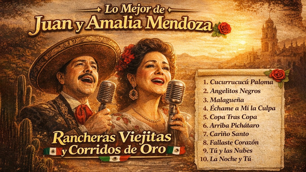 Lo Mejor de Juan y Amalia Mendoza | Rancheras Viejitas y Corridos de Oro