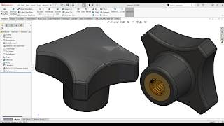 How to Design a Thumb Nut in SolidWorks | Step-by-Step Tutorial