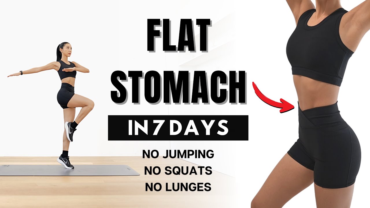 FLAT STOMACH in 7 Days🔥 40 MIN Standing Abs Workout - No Squat