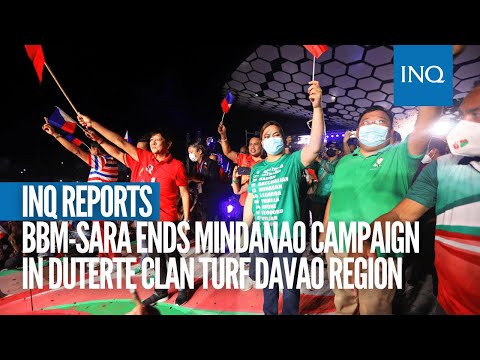 Bongbong Marcos and Sara Duterte-Carpio end Mindanao campaign in Duterte clan turf Davao region