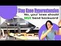 Exercise after stroke: Stop Knee Hyperextension