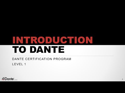 Dante Certification Level 1: #1 About Audinate - Digital Audio Basics