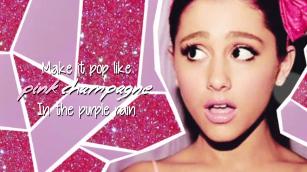 Ariana Grande Pink Champagne Lyrics Youtube