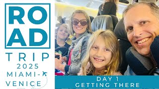 Summer Road-trip 2025 🚙 Day 1 Getting There Miami - Venice ✈️