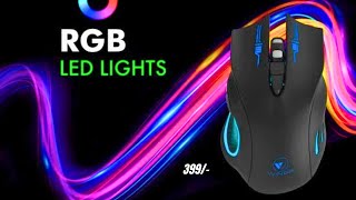 Wings Crosshair 100 Wired Gaming Mouse RGB | Review [Hindi]