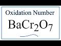 Oxidation Numbers and Barium Dichromate
