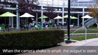 Real-time gyroscope-based video stabilization for mobile devices