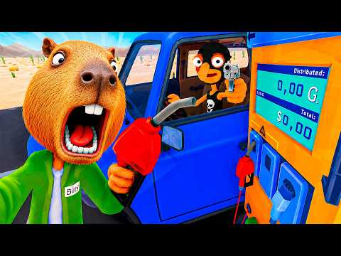 There are only criminals at this gas station 😭😂 - gas n'cars VR