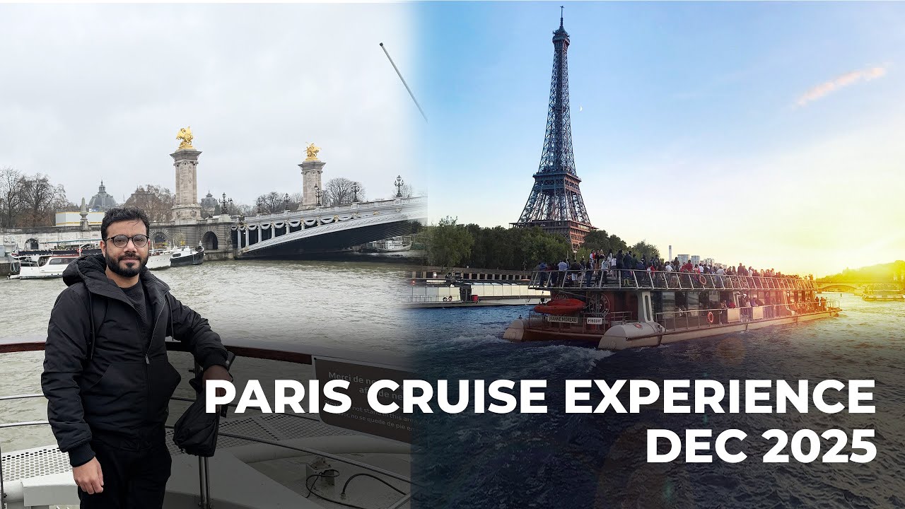 Paris Cruise Experience 🇫🇷 | Stunning Seine River Views | Travel Vlog