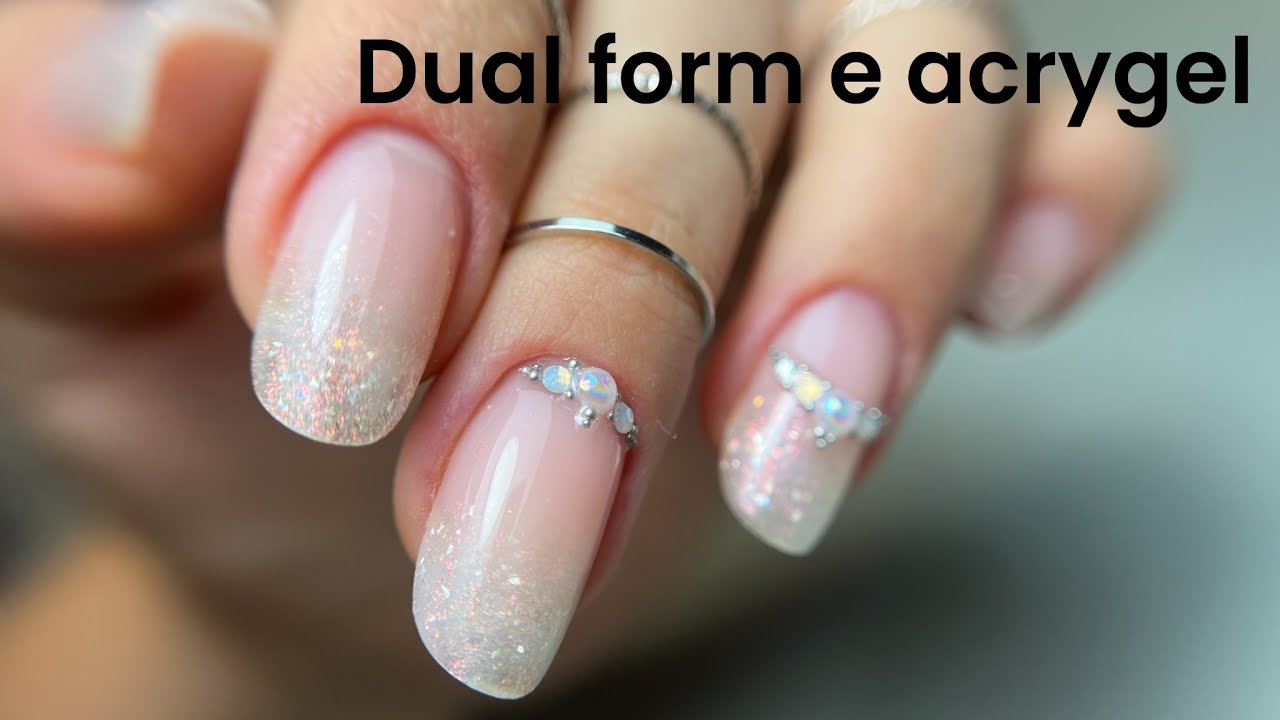 RICOSTRUZIONE MANDORLA CON DUAL FORM| ACRYGEL PURPLE|Makolina95|