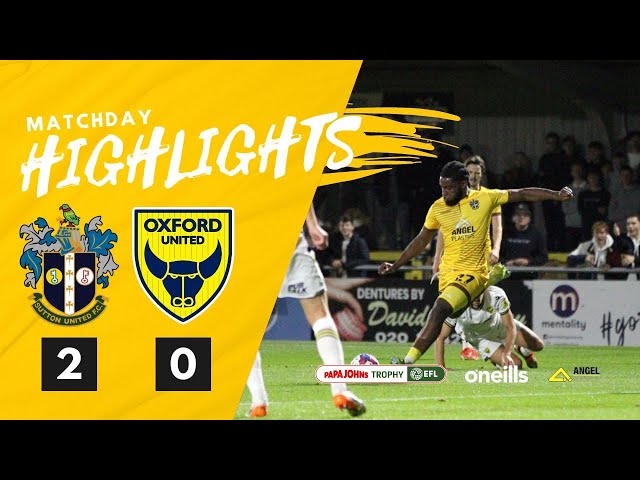 MATCH HIGHLIGHTS Sutton United 0 Millwall 3 18/07/23 PSF 