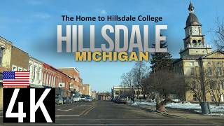 Road Tour – Hillsdale, Michigan, USA – Downtown Hillsdale - Hillsale College Area