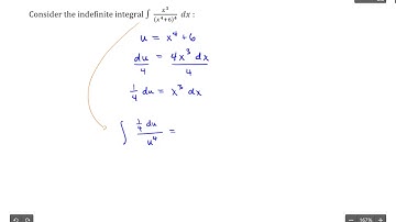 Integration: u-substitution: power rule 1