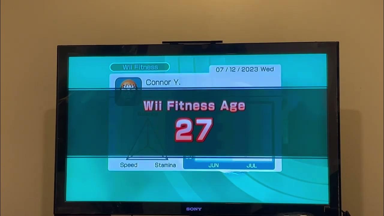 Wii Fitness Age 27 YouTube
