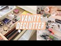 MAKEUP VANITY ORGANIZATION | makeup declutter + ikea alex drawer makeup organization