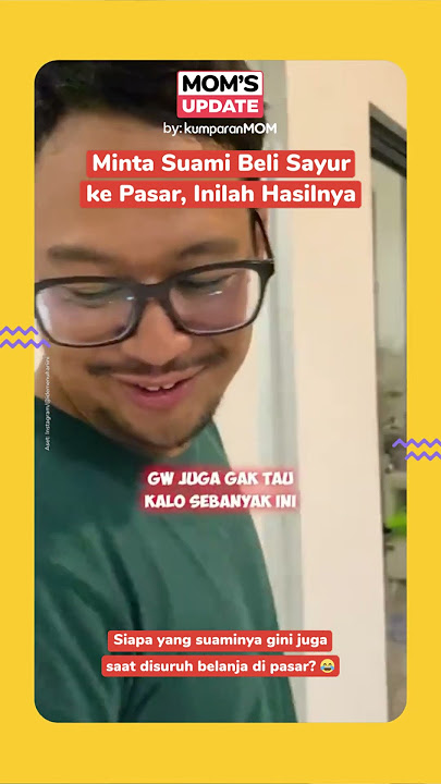 Minta Suami Beli Sayur ke Pasar, Inilah Hasilnya