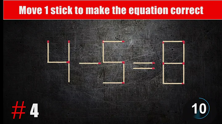 Brain Exercise. The matchstick puzzle. 3  -  6 = 3 #sabi-math #matchstickpuzzle #matchstickriddles