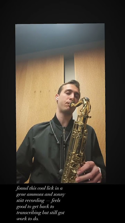 gene ammons and sonny stitt transcription progress