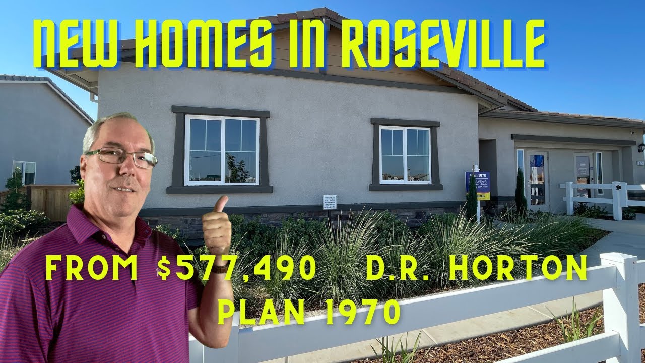 New Home in Roseville CA DR Horton Plan 1970 Melrose at Mason