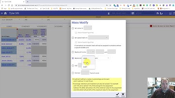 TylerSIS - Mass Change Assignment Grades