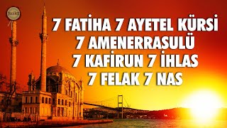 7 Fatihah 7 Ayatul Kursi 7 Amanarrasulu 7 Kafirun 7 Ikhlas 7 Falaq 7 Nas - Muhammed Mekin Kayaş