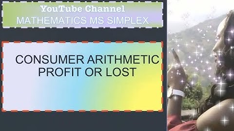 Consumer Arithmetic Profit and Loss