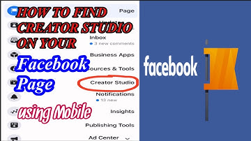 HOW TO FIND CREATOR STUDIO ON YOUR FACEBOOK PAGE?