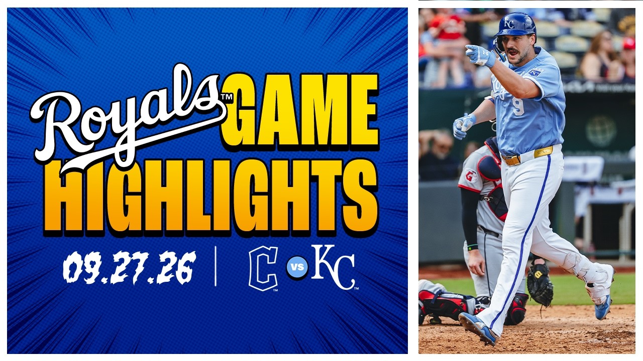 Out With a Win | Royals vs. Guardians Highlights 9/27/26