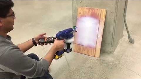 Spray Paint Testing Session - Mobile Intelligent Spraying Technologies