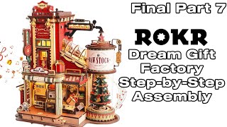 ROKR Christmas Dream Gift Factory Final Step-by-Step Assembly (Part 7 - Completion) 