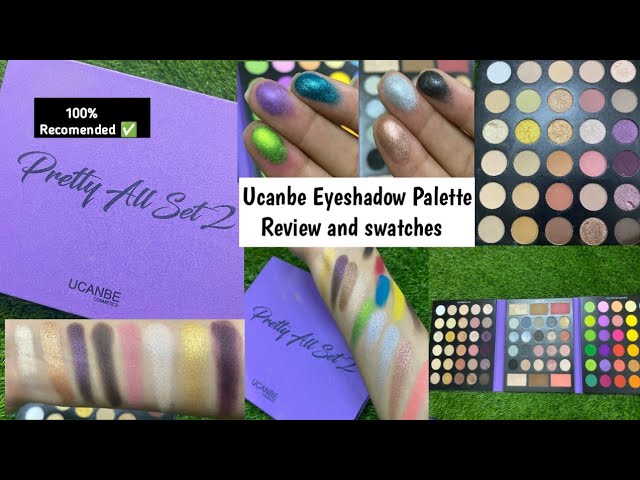 UCANBE Exotic flavors Eyeshadow Palette Swatches, Demo