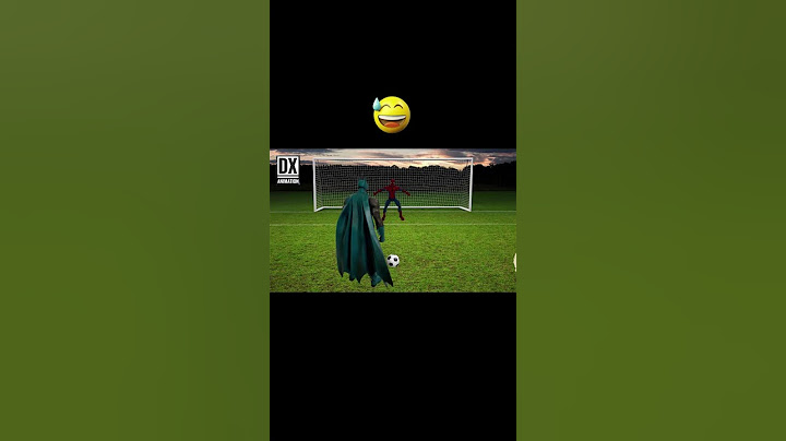 Spider-Man vs Batman stop motion - penalty Kick
