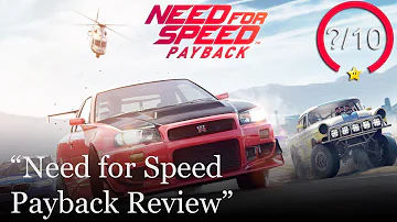Need for Speed Payback PS4 Review