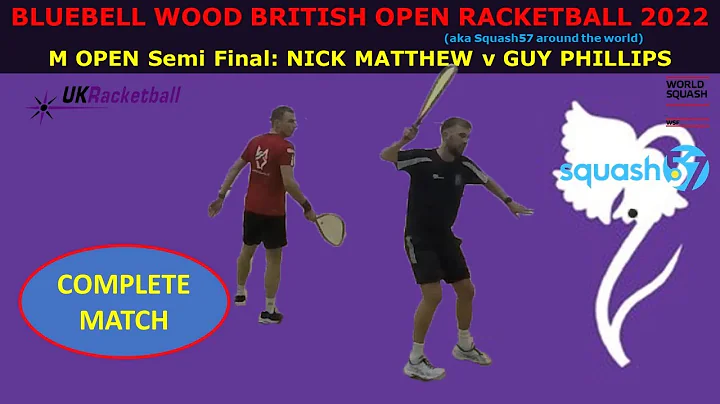 British Open 2022 Men's semi-final: NICK MATTHEW v...