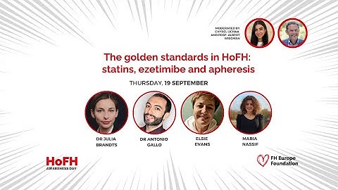 The golden standards in HoFH: statins, ezetimibe and apheresis