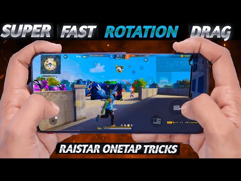 Raistar Rotation Drag Trick In Free Fire | Rotation Drag | Rotation Drag Kaise Mare