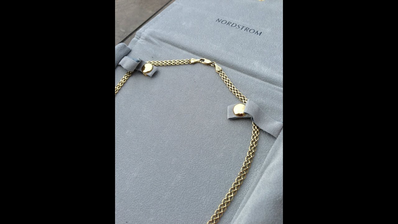 Solid 14k Gold Chain - YouTube