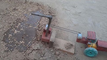 how to make a tractor machine motor-science project | By Mini Machine Tips