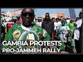 Des milliers se rassemblent en gambie pour le retour de lexchef yahya jammeh