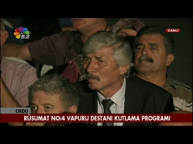 17/08/2018 RÜSUMAT NO:4 VAPURU DESTANI KUTLAMA PROGRAMI