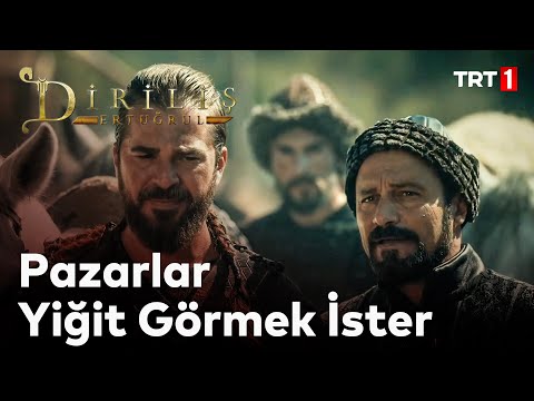 Diriliş Ertuğrul 62. Bölüm - Pazarda Ural Bey'in Ertuğrul'u kışkırtma çabaları