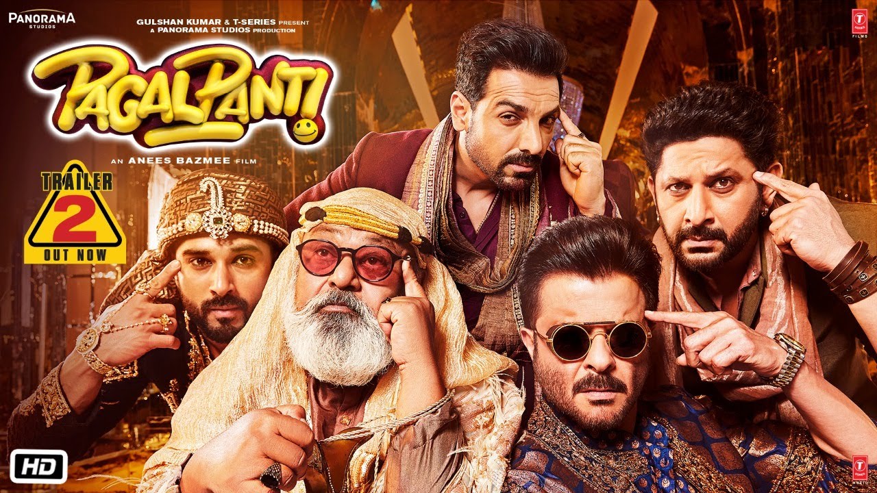 Pagalpanti Trailer 2  Anil John Ileana Arshad Urvashi Pulkit Kriti  Anees  Releasing 22 Nov