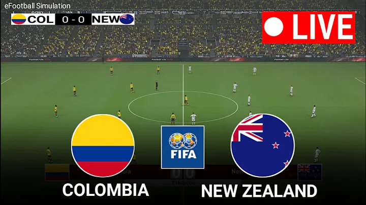 🔴LIVE- Colombia vs New Zealand l Friendly Match 2025 l Full Match eFootball Pes 21 Game Simulation