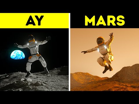 Video: Ay'da yürümek için yeterli yerçekimi var mı?