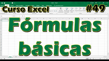 CURSO EXCEL [49] ► FÓRMULAS básicas 👩🏻‍💻 ➕➖➗ ✖️ - 2024